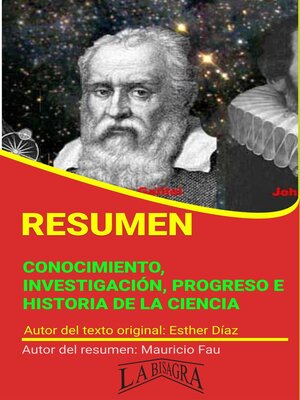 cover image of Resumen de Conocimiento, Investigación, Progreso e Historia de la Ciencia de Esther Díaz